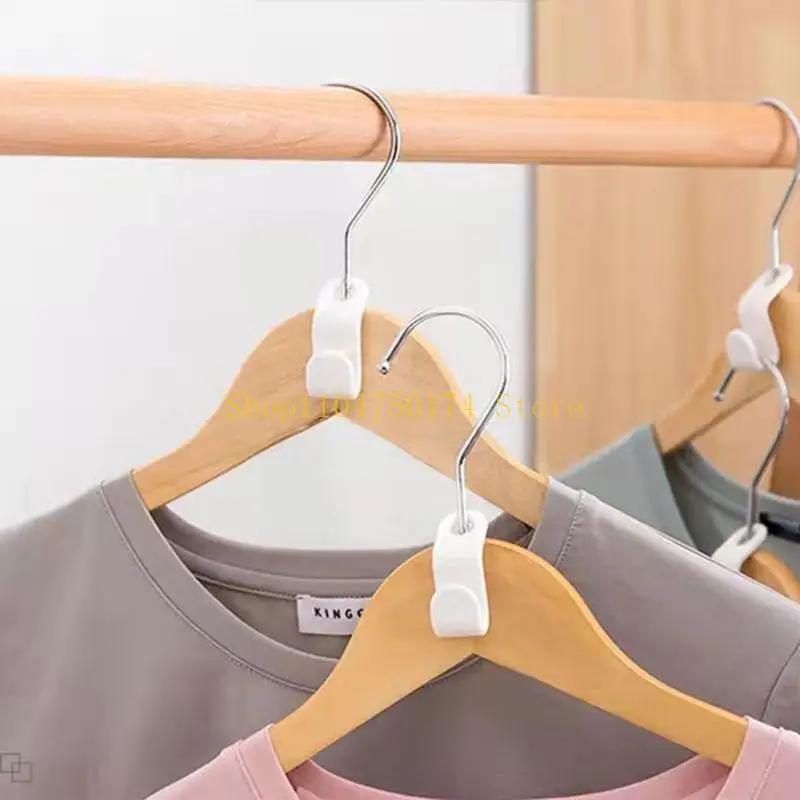 50 조각 행거 후크 플라스틱 매직 행거 후크 행거 공간 절약 최고 판매