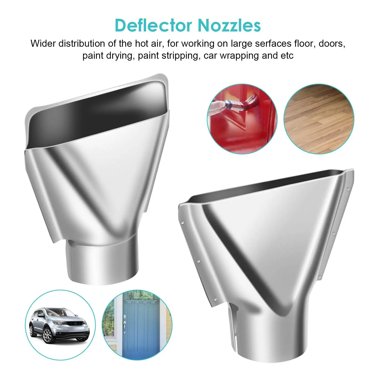 35-40mm Heat Gun Nozzles Kit For Hot Air Soldering Station Repair Tool Accessory Hot Air Nozzle Set Hot Air Gun Nozzle