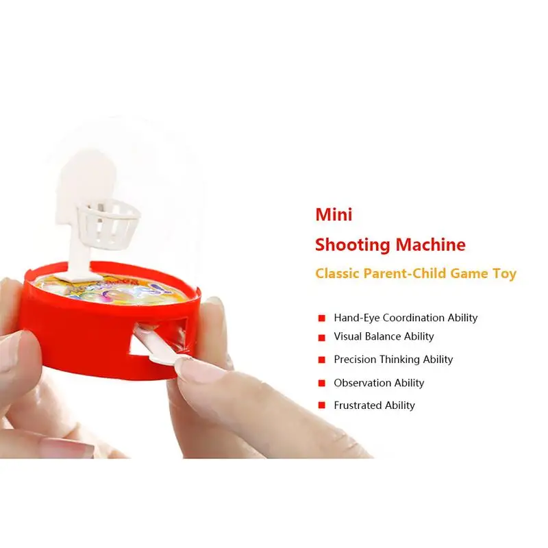 Mini Hand-Held Palm Basketball Shooting Game Children's Puzzle Desktop Toys Parent-Child Interactive Toys