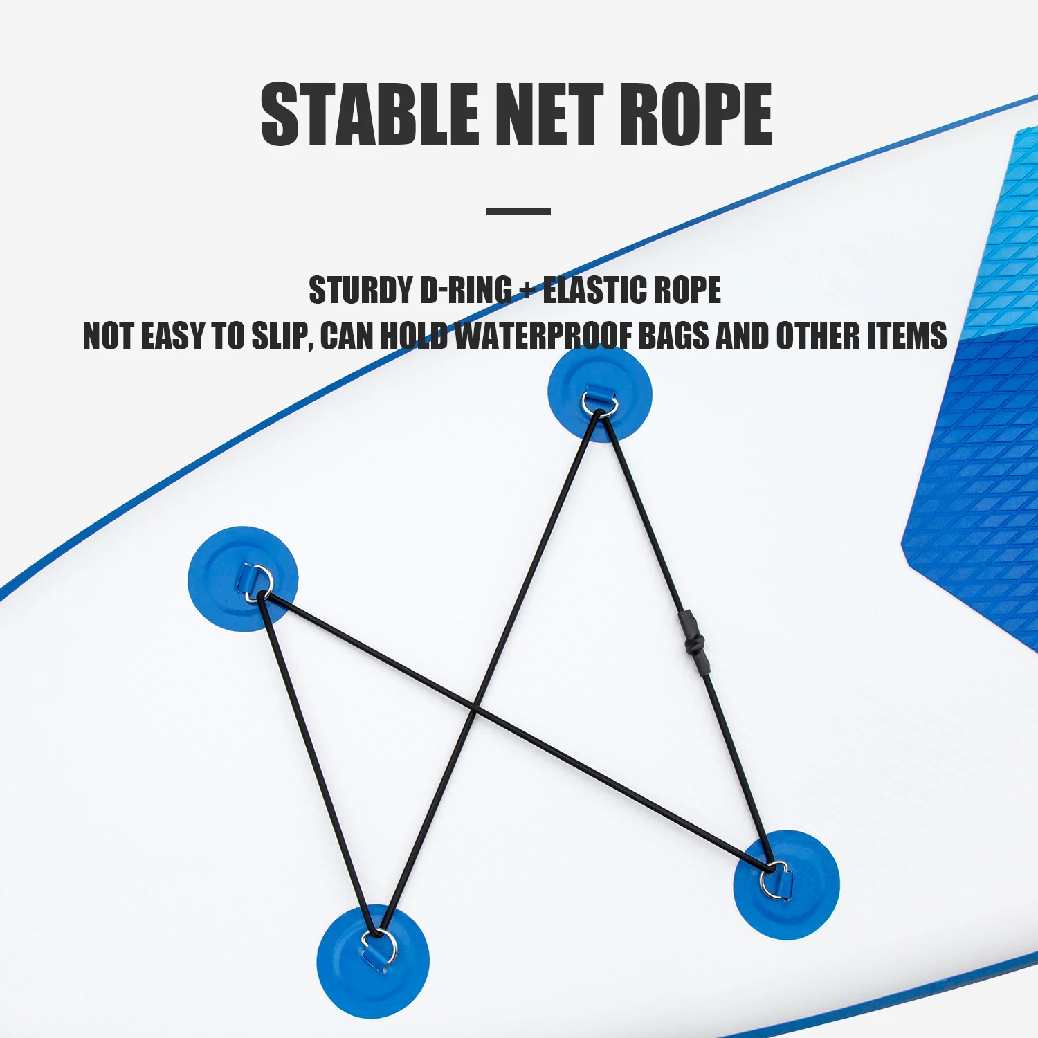 لوح مجداف قائم بطول 3.2 متر من KOETSU لوح مجداف سوب قابل للنفخ مثالي للرياضات الخارجية المائية وركوب الأمواج والمجداف والترفيه
