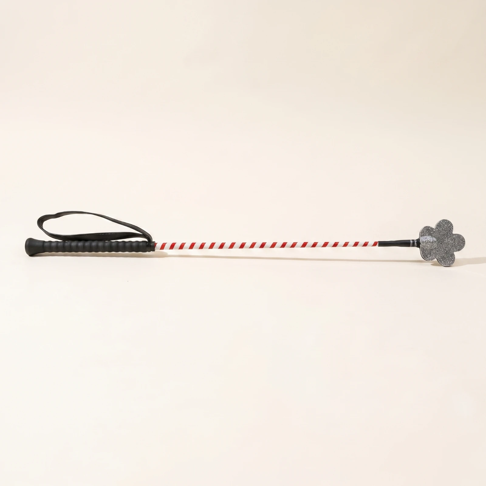 Riding Crop with Wrist Loop Slim Glitter Riding Crop Whip Easy to Handle Non-Slip for Equestrians
