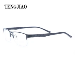 TENGJIAO Spectacle Frame Men Eyeglasses Korean Nerd Computer Prescription Optical For Male Eyewear Clear Lens Glasses Frame