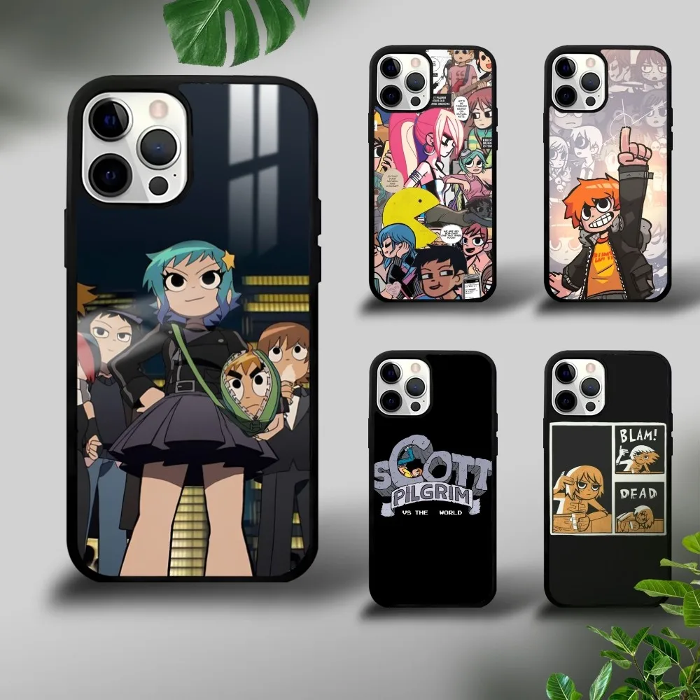 S-Scott Pilgrim T-Takes Off Phone Case For iPhone 16 15 14 13 12 11 Pro Xs Max Mini Plus Celulares Hard Funda