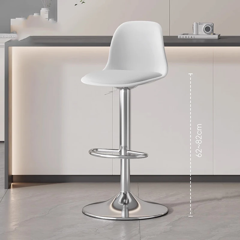 Барные стулья для ресторана в скандинавском стиле, длинный дизайн, минималистичные металлические барные стулья Wishbone Cream Sillas Para Comedor, дизайн барной мебели