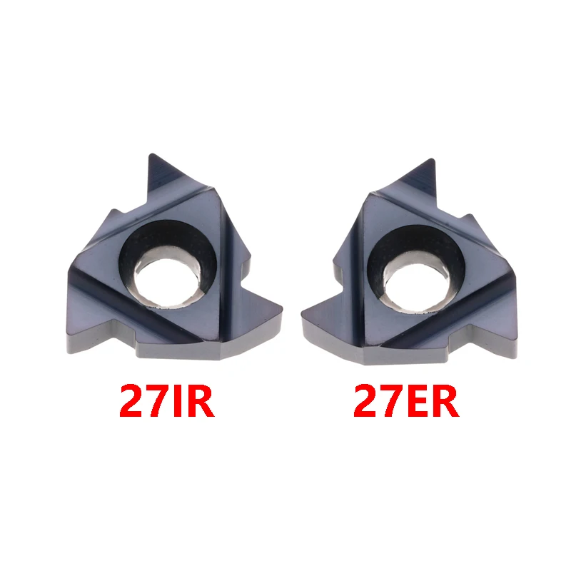 Imagem -02 - Beyond 27er 6.0tr 7.0 8.0 tr Iso 27ir Q55 Q60 4.5un 4.5 un Carboneto Insere 27 mm Grande Threading Lathe Cutter 27 er ir tr