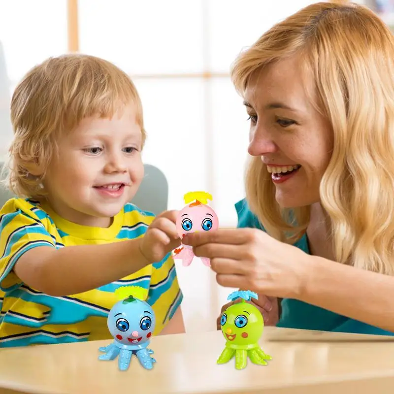 Jouet mécanique à remonter, décoration d'animaux marins, ornement de bureau, gadget créatif pour chambre d'irritation des enfants