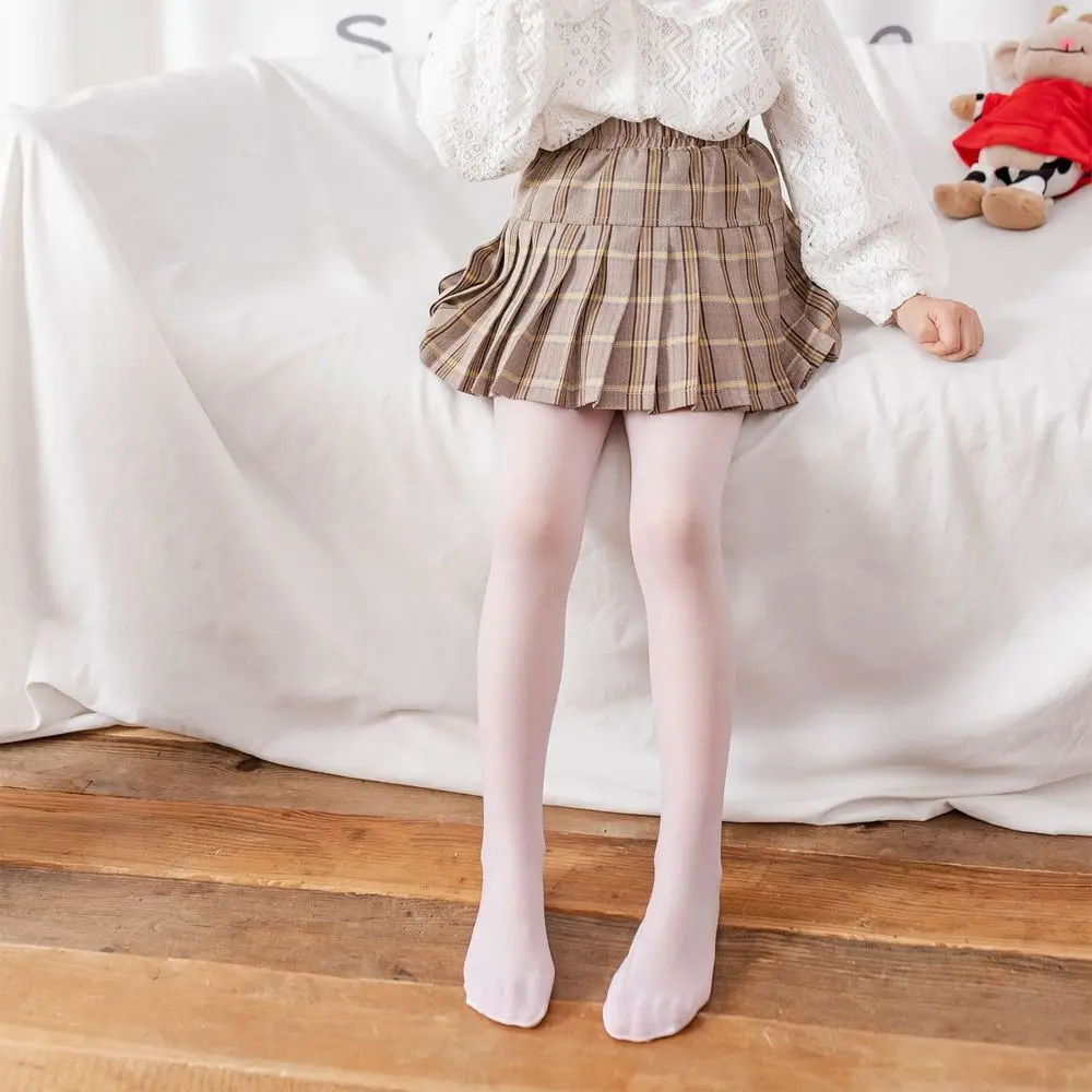 Sweet Cute Stretchy For Girls Summer Children  Tights Silk Pantyhose Cat Paw Stockings