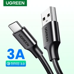 UGREEN-c타입 USB 3A 고속 충전 케이블, 삼성 S21 샤오미 11 프로 USB c형 데이터 충전 케이블