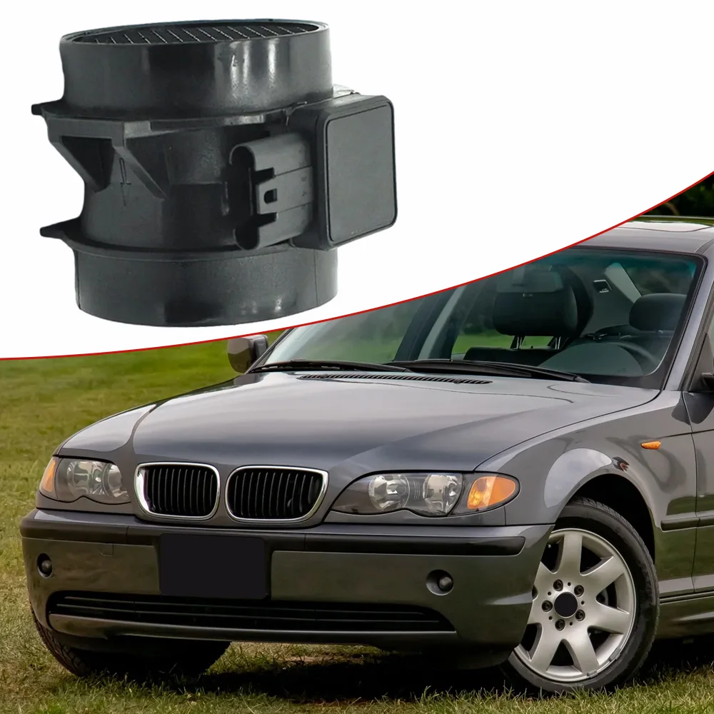 

Mass Air Flow Meter Sensor for BMW 325 325Ci X3 Z4 2.5L/3.0L 2003 2004 2004 2006 5WK96471 6pins