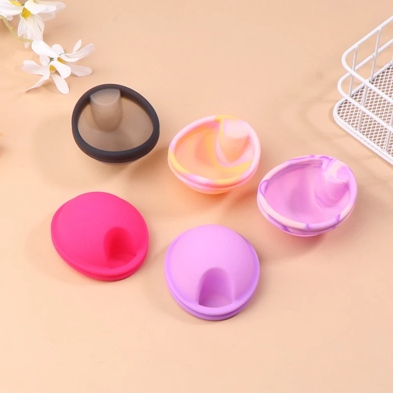 1pcs Silicone Flat Fit Design Extra Thin Reusable Silicone Menstrual Disc For Women Menstrual Tab Sterilizing