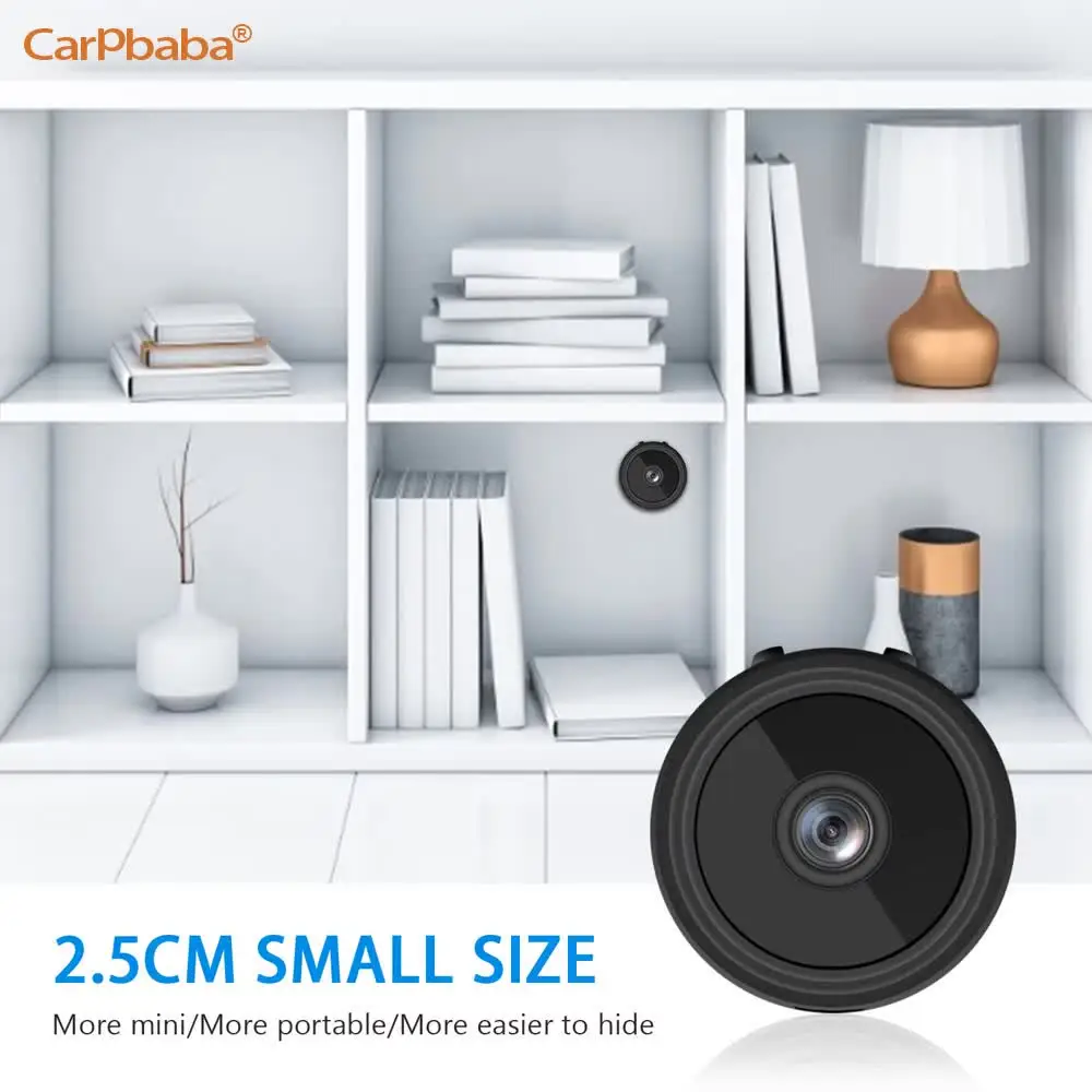 Carpbaba WiFi Camera with A9 Surveillance Security Mini CCTV Wireless Mini Camera 720p%2F1080P Camera In Home