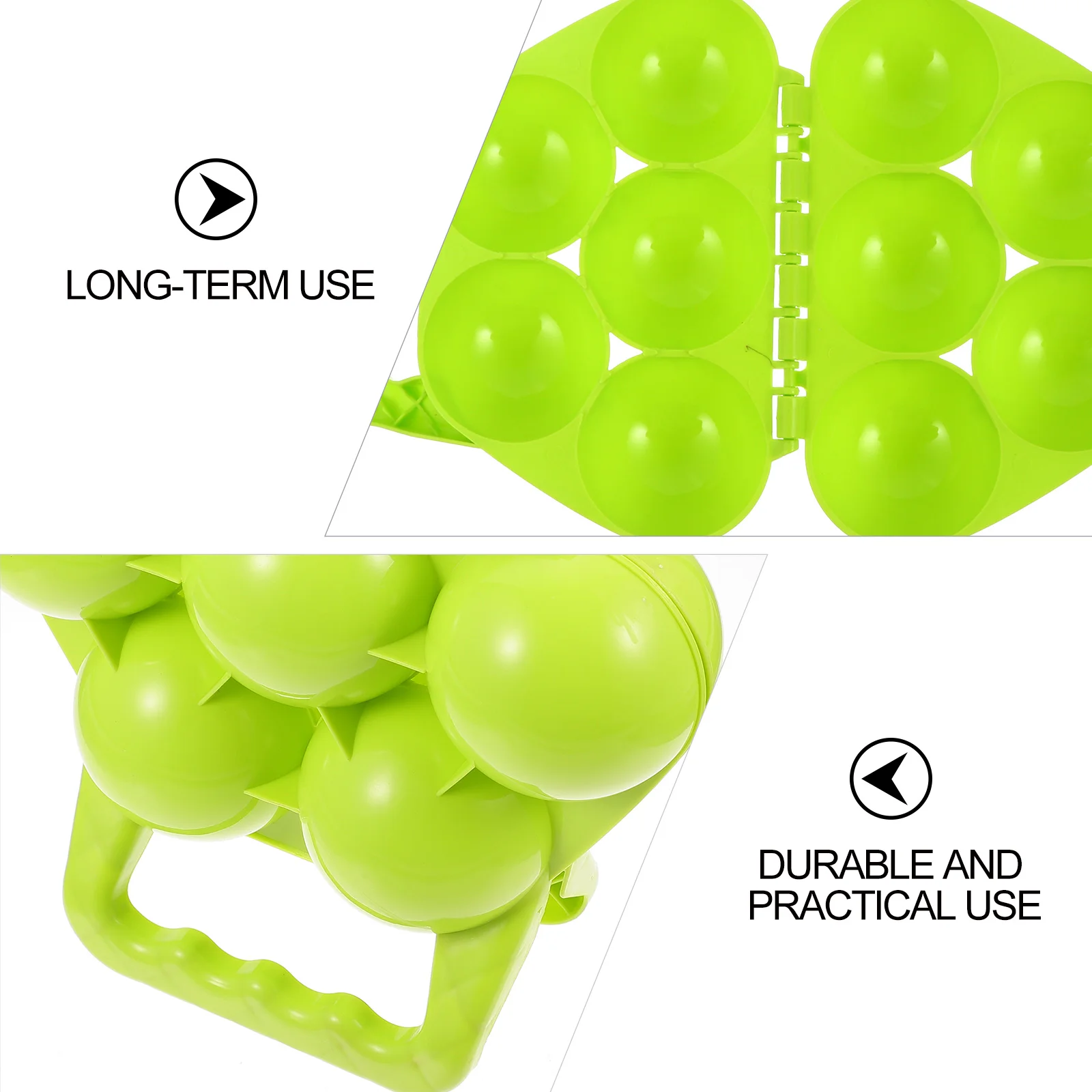 3 Pcs Clip Winter Outdoor Toy Fight Tool Plaything Balls Fighting Holder Toys for Kids