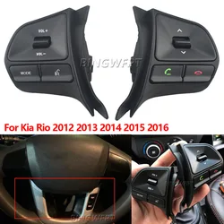 Steering Wheel Button Remote Control Switch For KIA RIO 5Doors 2012 2013 2014 2015 Bluetooth Audio Phone Volume Car Part