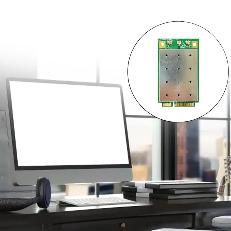 97BF QCA9880 Card mạng 2.4g+5g Dua-Band 1300Mbps 802.11ac 3x3mimo PCIe wifi