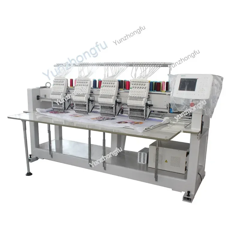 4-Head 6-Head Multi-Head Computer Automatic Embroidery Machine Commercial Industrial   Flat Cap