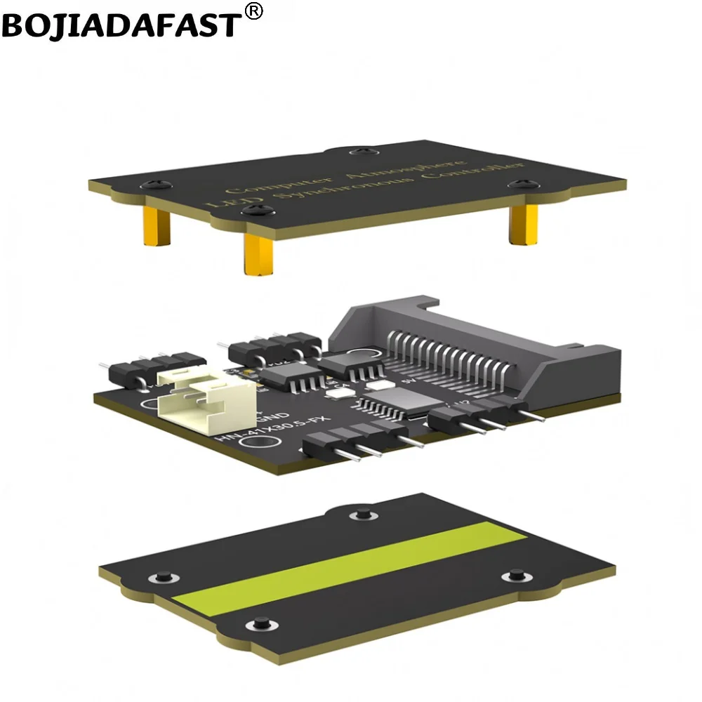 4 x 3PIN 5V ARGB Fan Atmosphere RGB LED Synchronization Controller Board For Desktop PC Computer Case