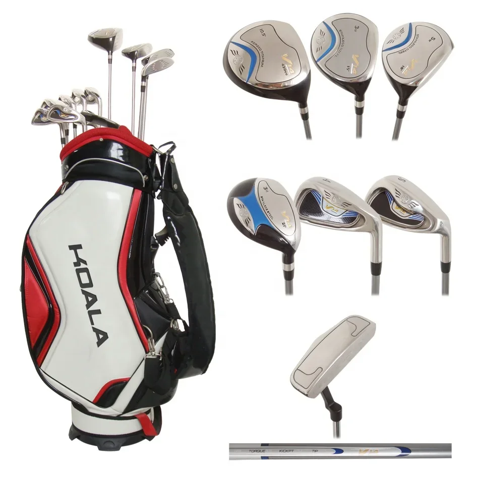 China Factory Manufacturer Quality Customized Wholesale Portable Men Titanium Golf Club Full Set