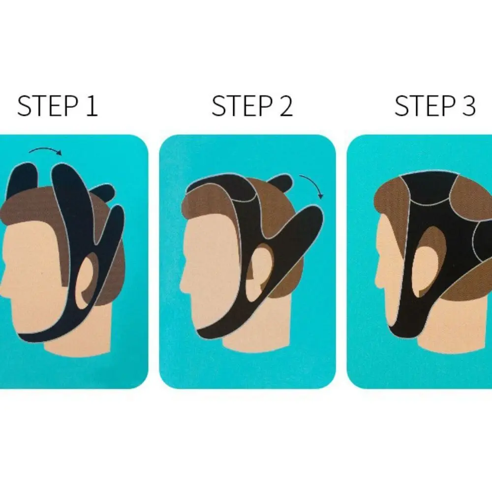 

Adjustable Anti Snoring Chin Strap Mouth Shut Snore Reduction Sleep Chin Strap Breathable Comfortable Sleep Aid Strap