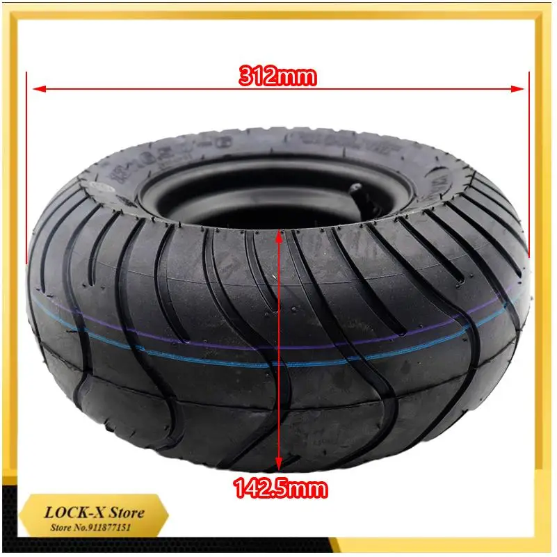 13X6.50-6 Tyre Tubeless Wide Tire + 6 inch Alloy Hub for 4Wheel ATV Go-Kart Sightseeing Car Accessories 13 inch Vacuum Wheels - view 3