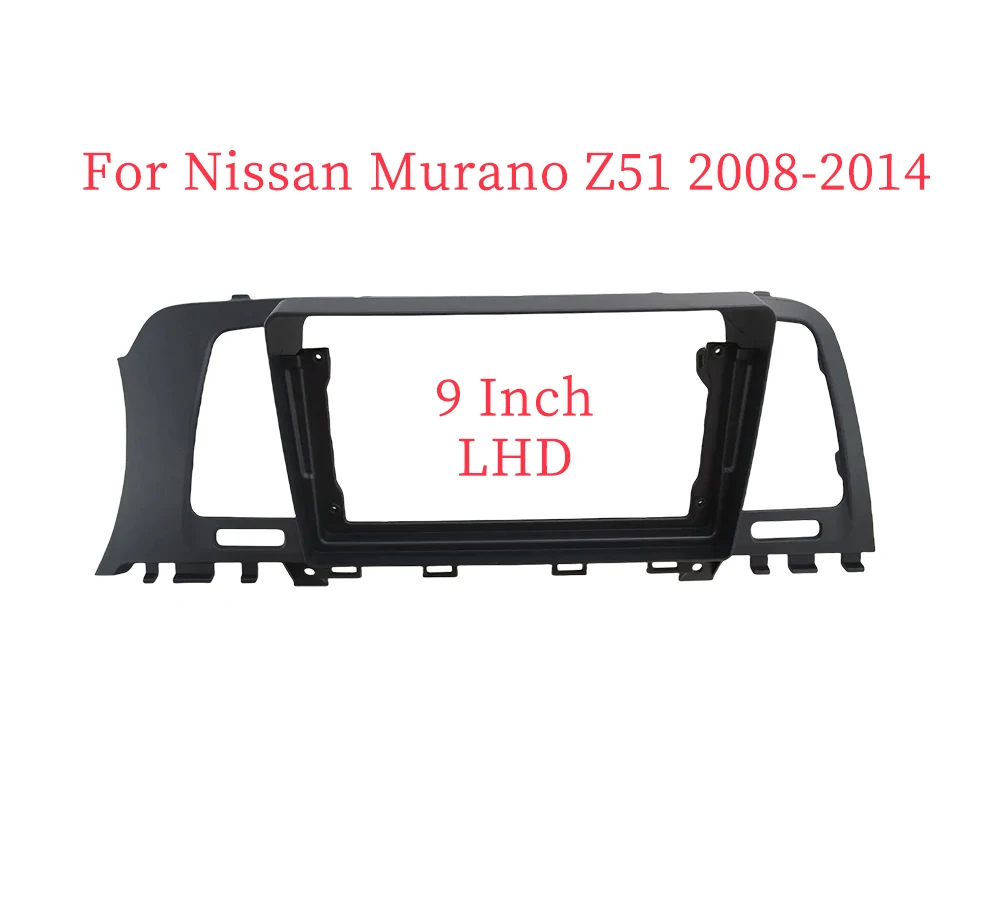 

9 Inch Car Frame Fascia Adapter Android Radio Dash Fitting Panel Kitr For Nissan Murano Z51 2008-2014