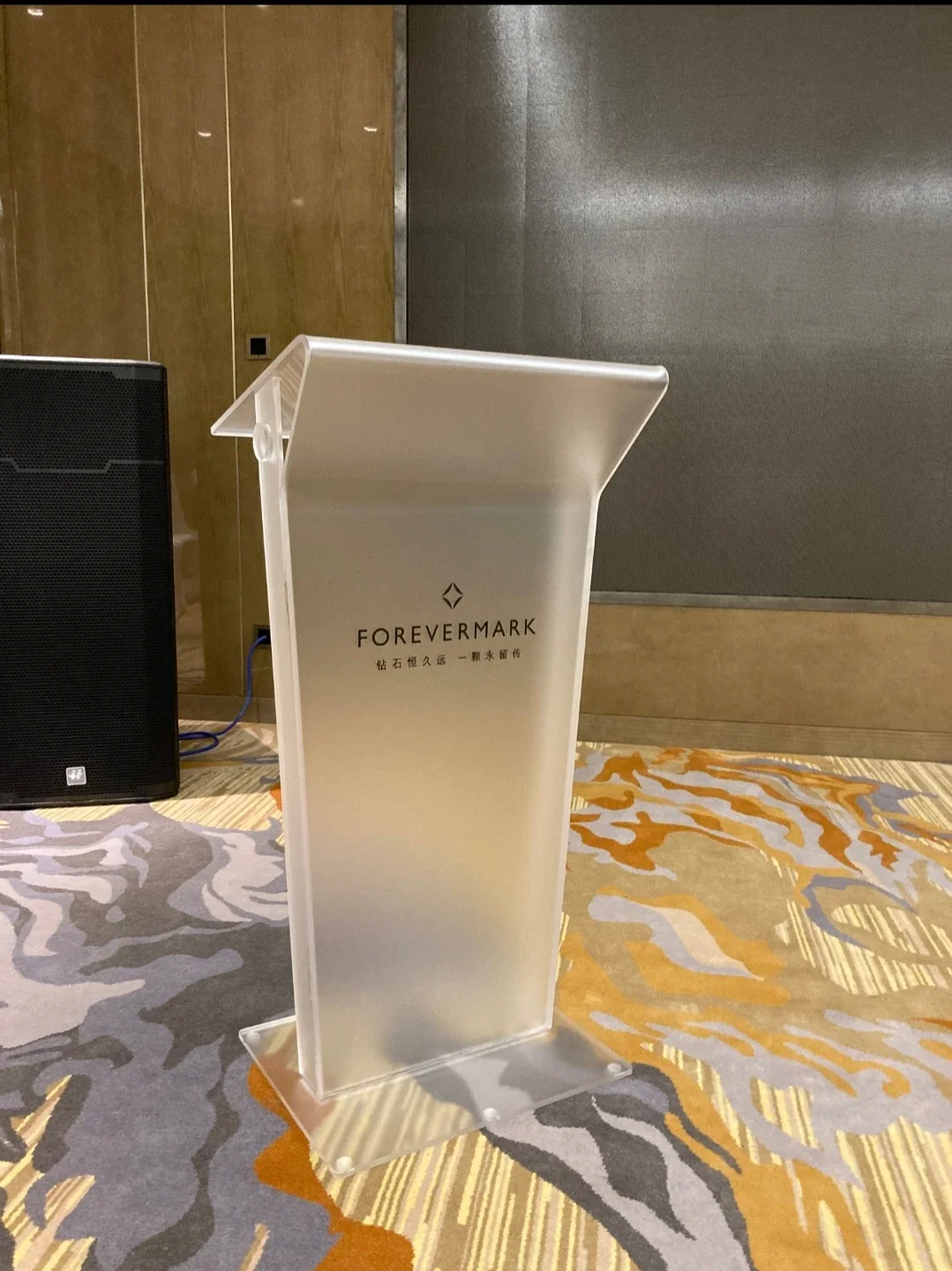 Frosted Acrylic Podium Lecture Podium Podium Sales Department Welcome Desk Restaurant Reception Desk  Customer