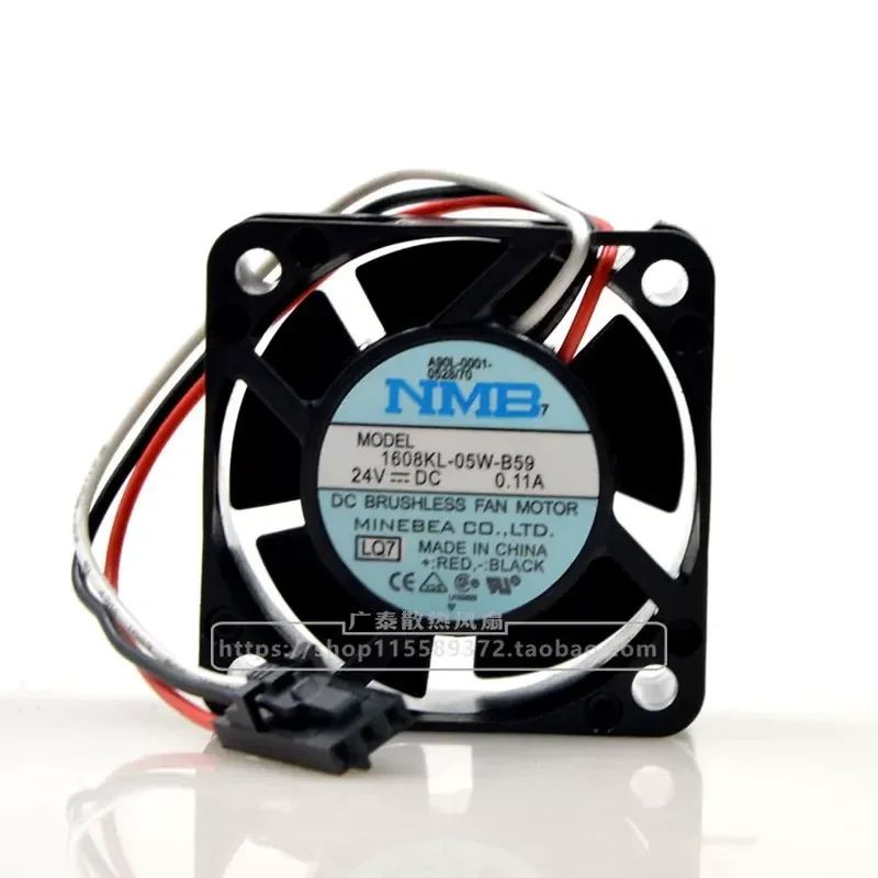 New NMB 4020 24V 0.11A 1608KL-05W-B59 4CM Fan for FANUC Numerical Control Machine