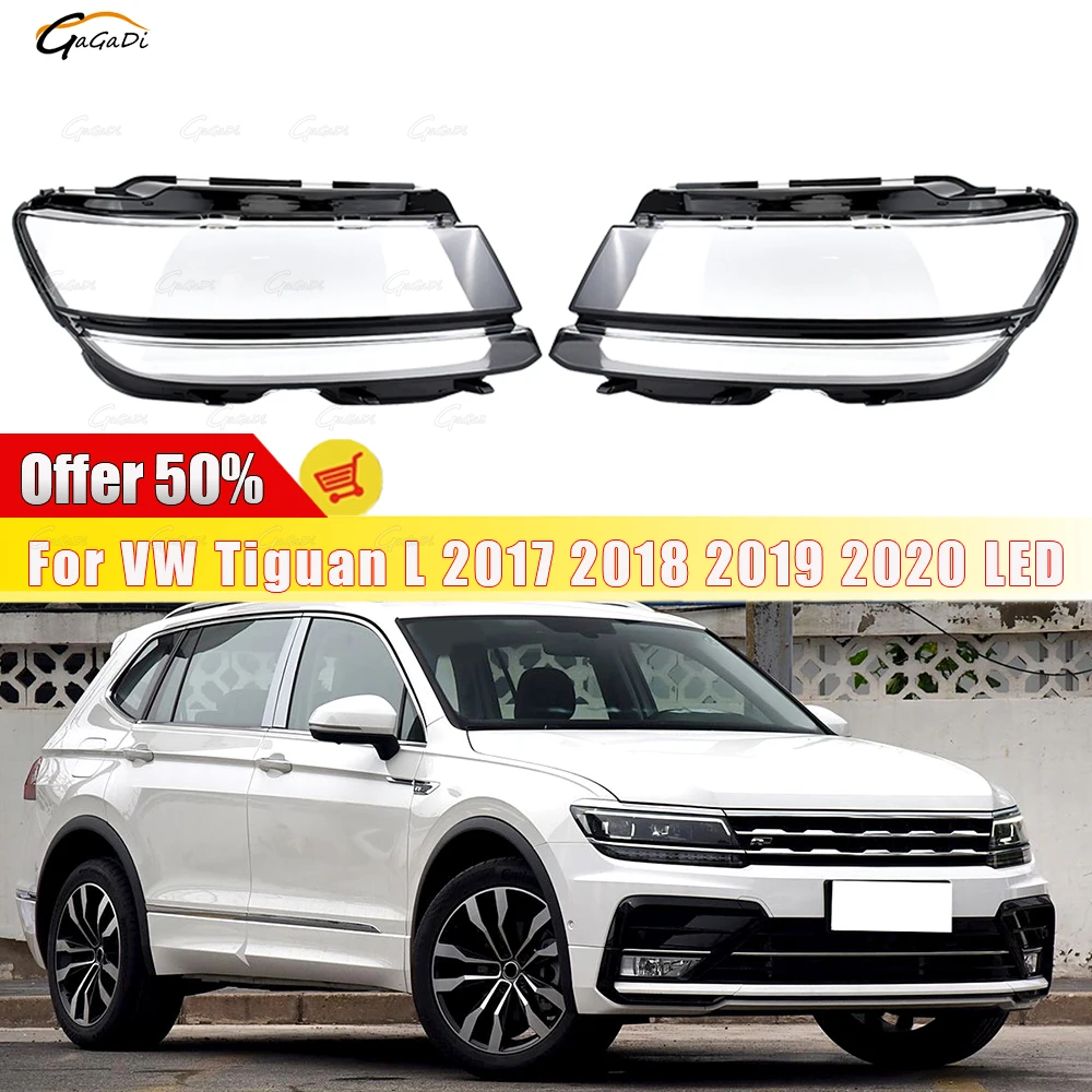 

Fit For VW Tiguan L 2017 2018 2019 2020 LED Acrylic lampshade Car Accessories Daytime Running Light Cover