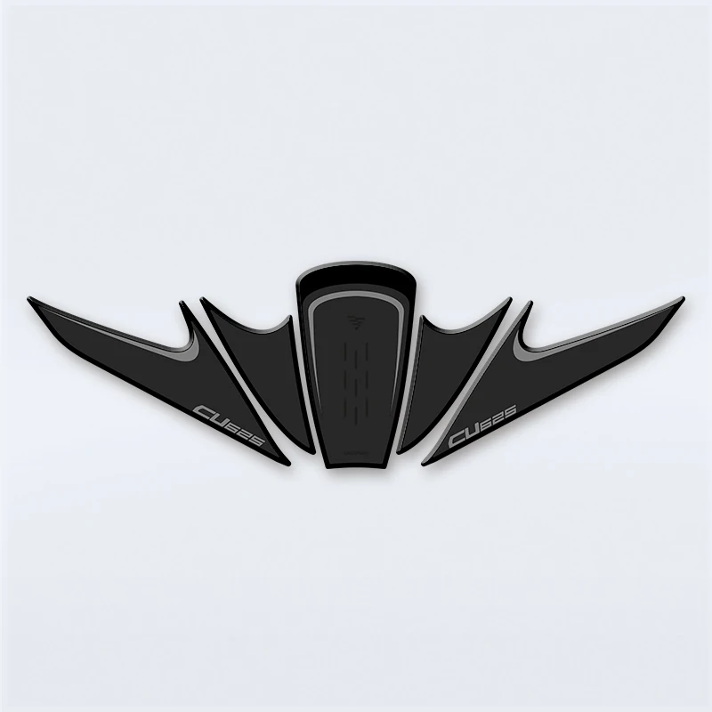 Fuel Tank Knee Grip Traction Pad Stickers Compatible with VOGE CU625 2025 Rubber Tank Grips Protector Decal