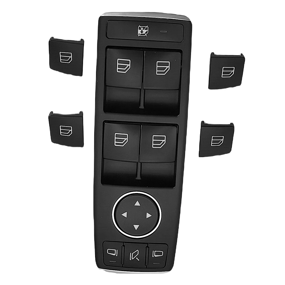 Car Window Lifting Button Switch Button Cover Cap Car Glass Lift Power Control Button for Mercedes C GLK E W204 X204 W212