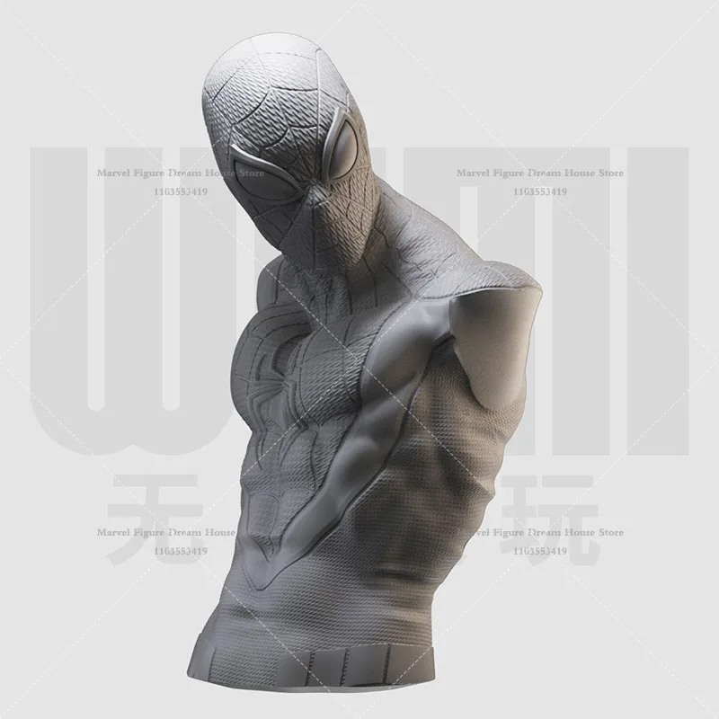 1/16 1/10 1/6 Scale Marvel Spider-Man Amaze Fantasy Superhero Serie DIY Self-assembled GK 3D Resin Un-panited White Bust Dolls