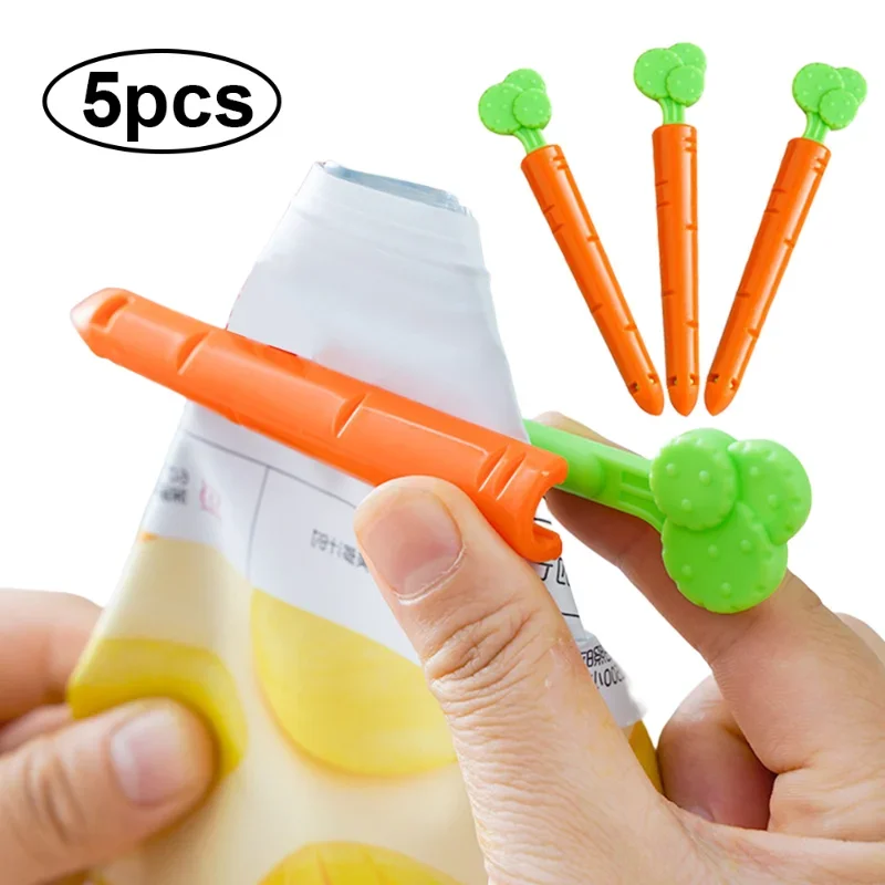 5 pezzi clip per sacchetti portatili morsetti sigillanti per sacchetti di snack per alimenti alimenti freschi mantenere organizzatore clip di tenuta