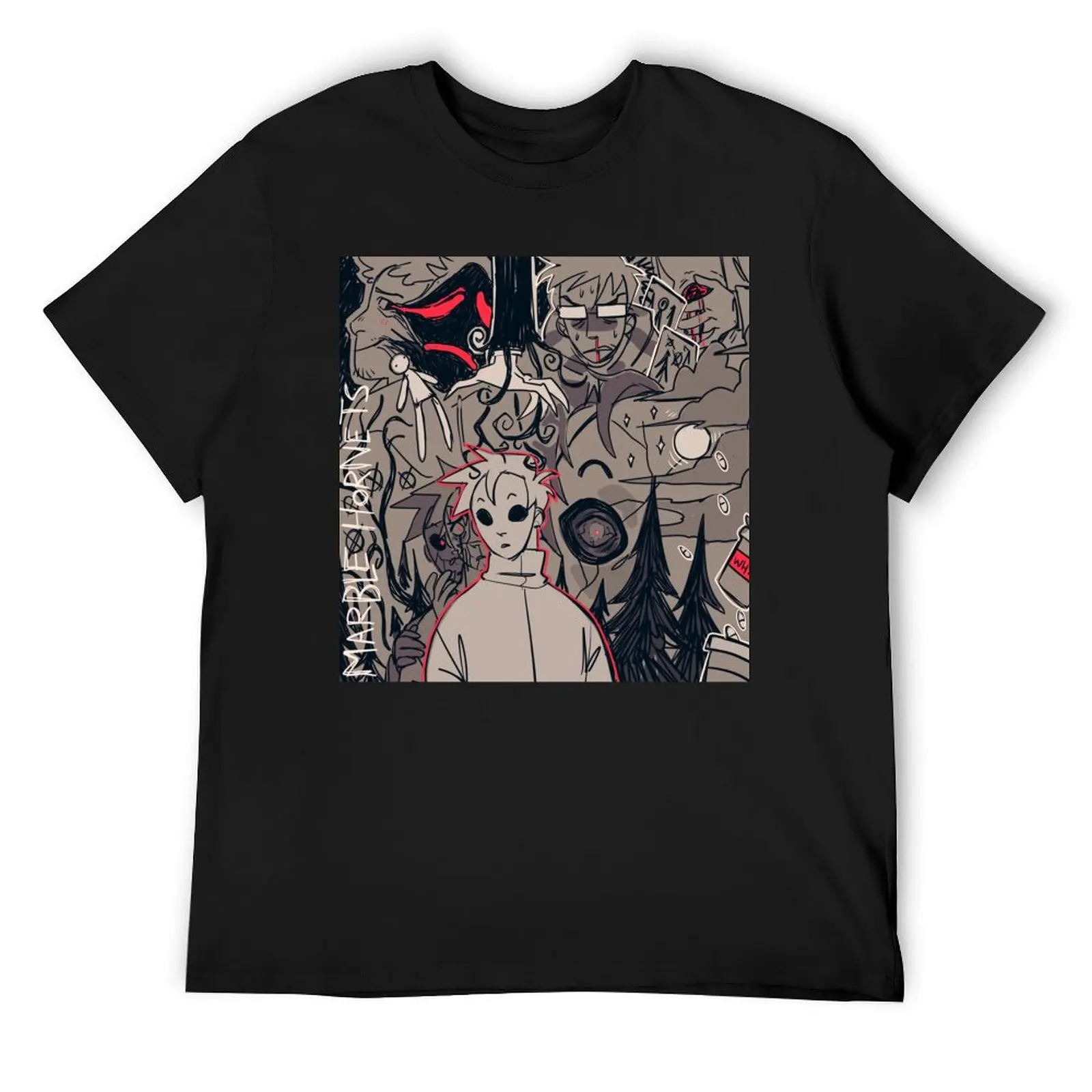 

marble hornets T-Shirt tops hippie clothes cheap stuff anime tshirt mens plain t shirts