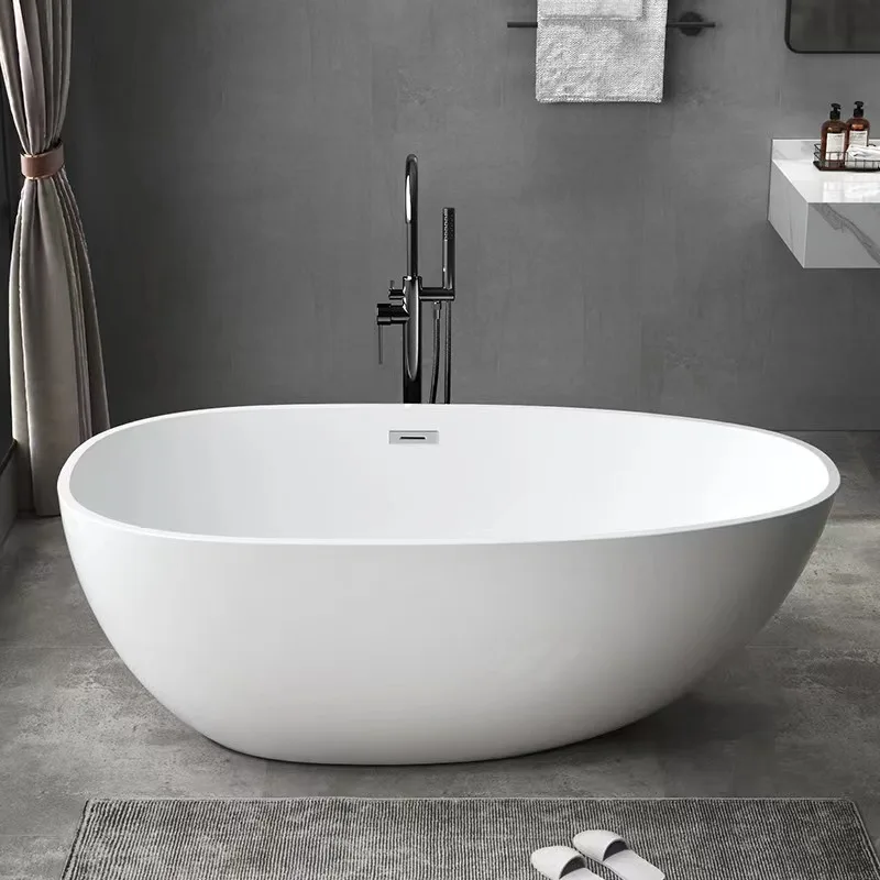 

Enclosure Bath Bathtub Freestanding Organizer Toys Photography Bathtub Spa Water Faucet Badewanne Home Furniture Accessories
