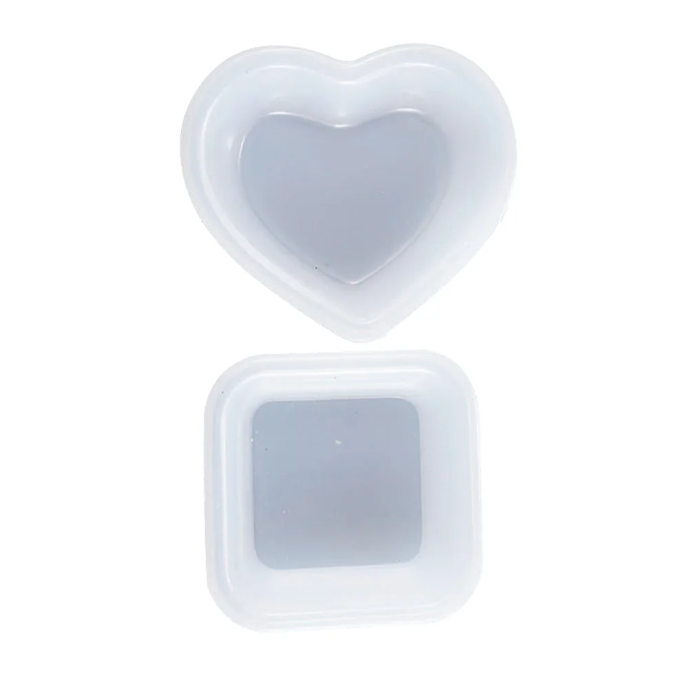 

2pcs Square Molds Silicone DIY Plate Craft Accessories Epoxy Resin Mold Reusable Resin Epoxy Mold Jewelry Making