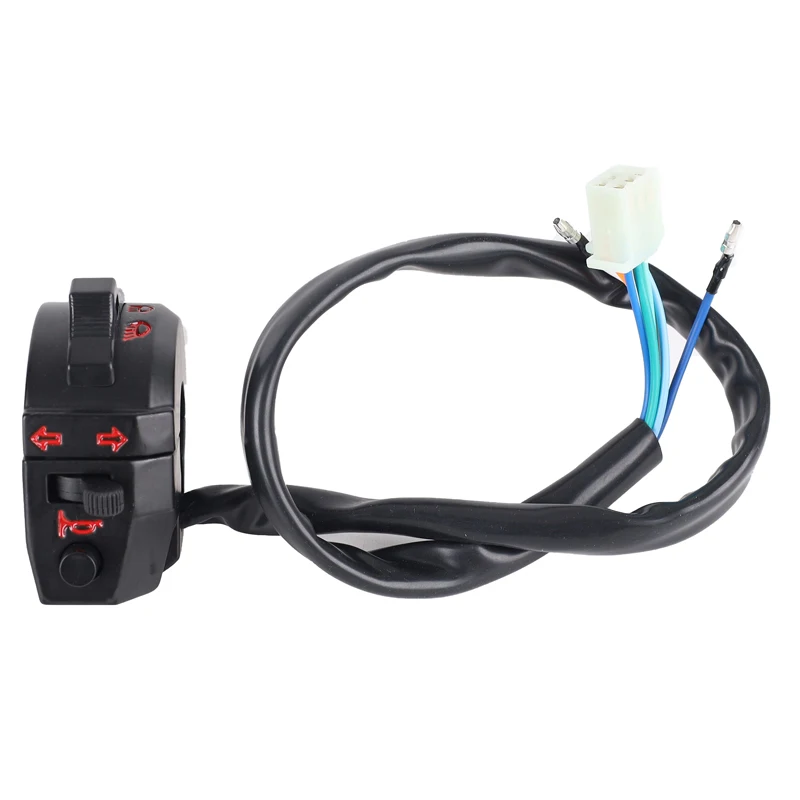 22mm Motorcycle Handle Bar Left Right Switches Horn Turn Signal Headlight Electric Start for Honda XL XR 250 400 600