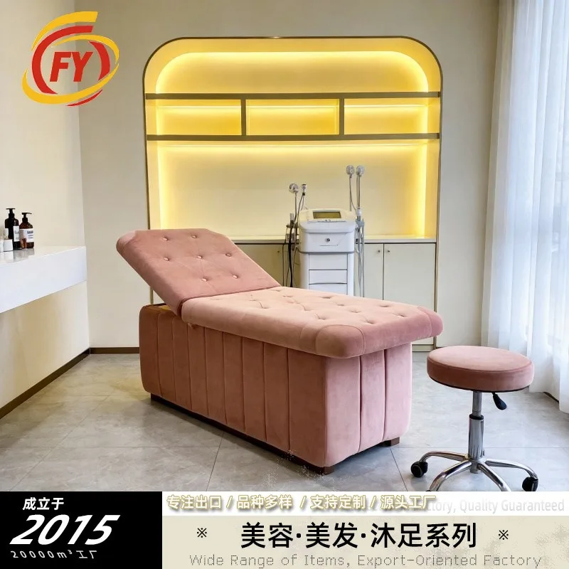 Electric lifting beauty salon special automatic micro-plastic tattoo embroidery eyelash injection bed