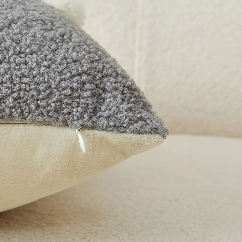 

Easter Bunny Pillow Cover Hidden Zipper Square/Rectangular Rabbit Pillow Case Embroidery Skin-friendly Sofa Cushion Case Couch