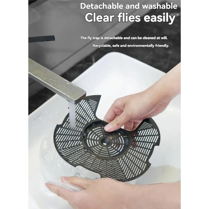 

B83B-бытовая электрическая ловушка для мух с примаками, автоматическая ловушка для комаров, USB-ловушка для мух для дома, кухни, сада