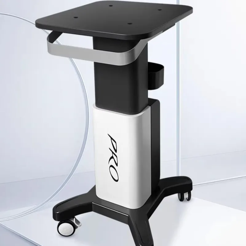 Rolling Utility Cart with Lockable Wheels, Metal Multi-Tier Beauty Trolley Mobile Stand for Dental Clinic Spa Tattoo Hospital