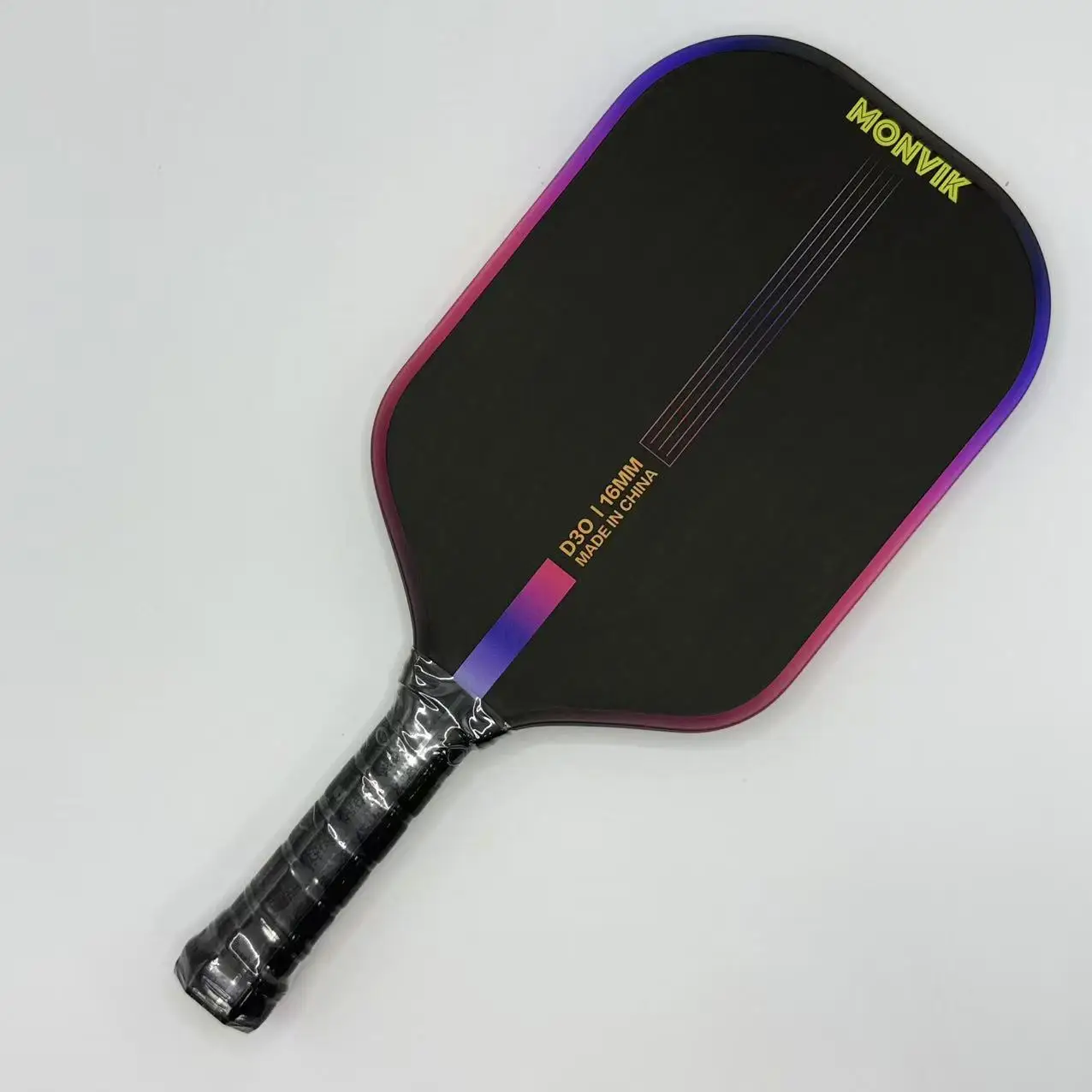 DongGuan Hengyi Sports Pro IV Rough Surface Monvik D3O 16mm 14mm GEN4 Core Elongated Pickleball Paddle
