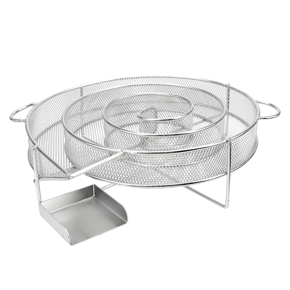 Nuovo generatore di fumo freddo Chip scatola di fumo fumatore salmone pancetta pesce Mini mela legno acciaio Barbecue Grill fumatore polvere di legno caldo