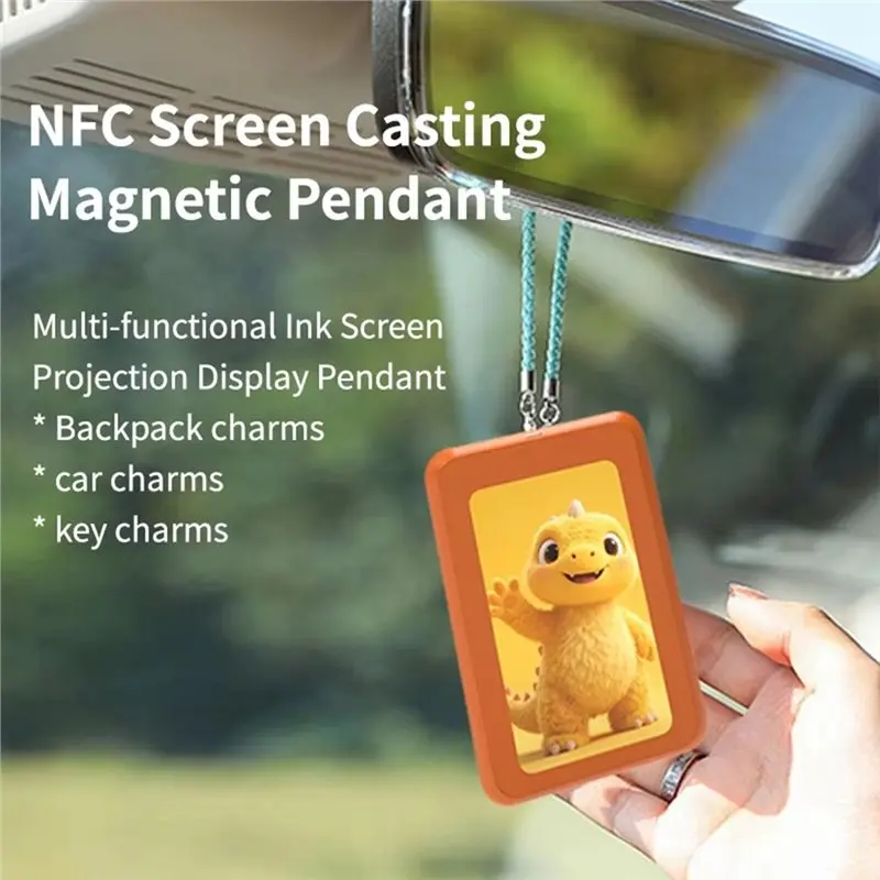 【STABLE QUALITY】 New E-Ink Screen Card DIY Photo Pendant - Refrigerator Magnet Design Your Own Customizable Smart Tag 3.7 Inch