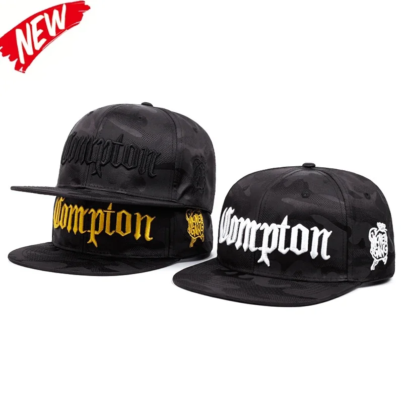 

Fashion COMPTON Embroidery Trucker Hat Unisex Baseball Caps for Women Men Sport HipHop Knight Caps Snapback Hat Gorras Hombre