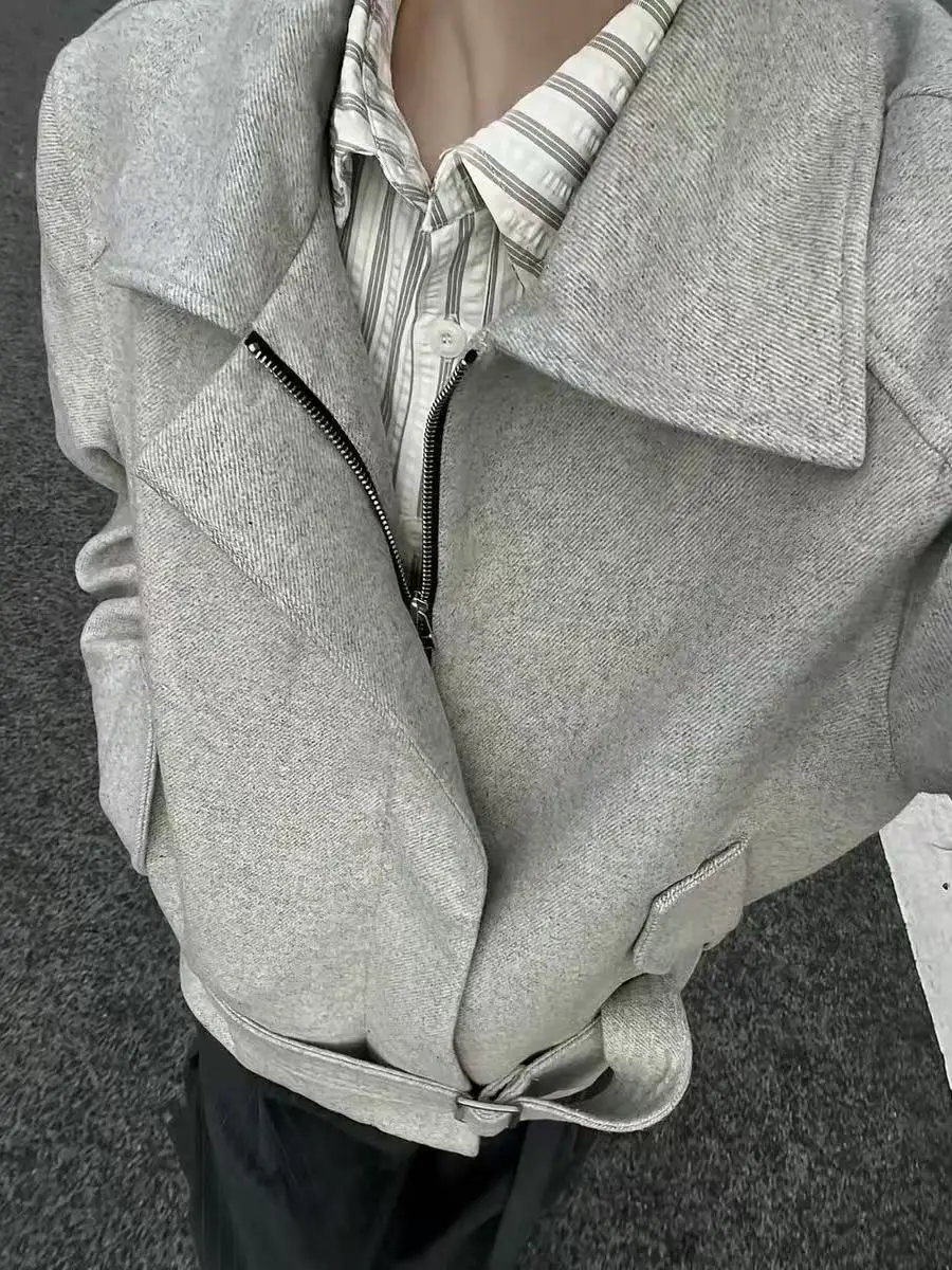 

Мужская куртка из шерстяной смеси для работы, велоспорта, спорта, отдыха, соревнований, активного движения, с динамической светоотражающей отделкой для повышения видимости