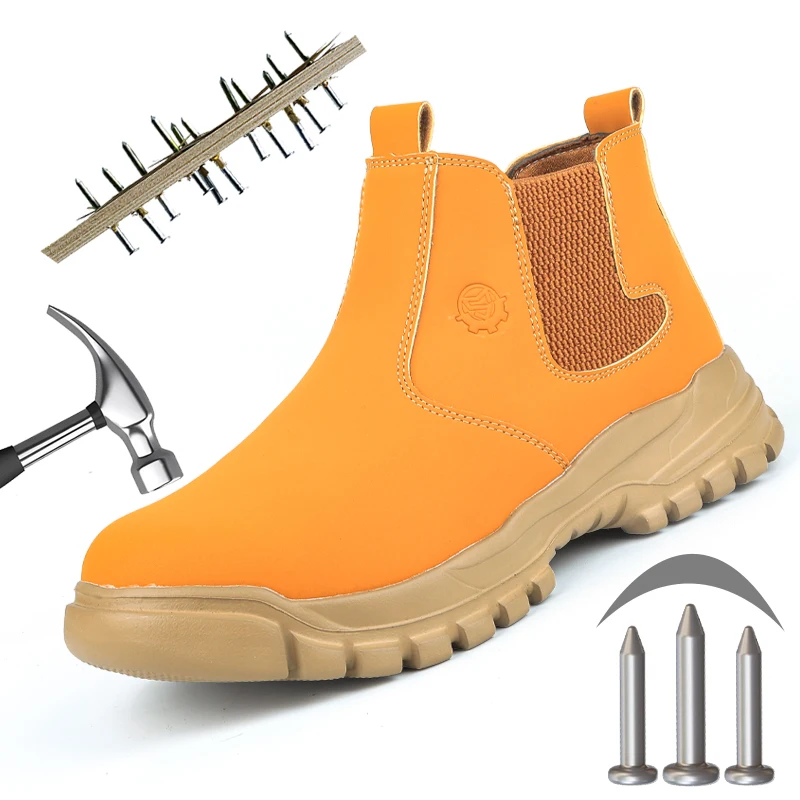 Multi-functional men's and women's universal welder safety shoes, protective shoes, work shoes, impact and puncture resistant,