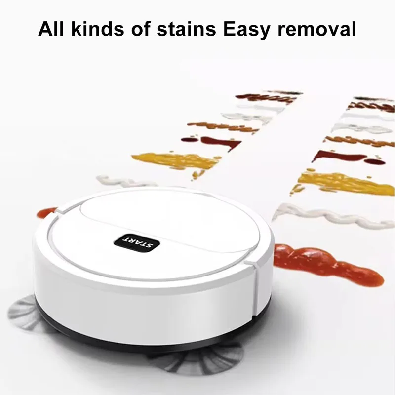 Fully Automatic 3-in-1 Sweeper Wireless Smart Robot Sweep Vacuum Cleaner Mopping The Floor Home Use Mini Intelligent Sweeper