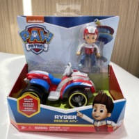 Original Paw Patrol 10kinds Vehicle Car Ryder Tracker Everest Chase Rex Skye Rocky Marshall Zuma Action Figure Birthday Gift Toy