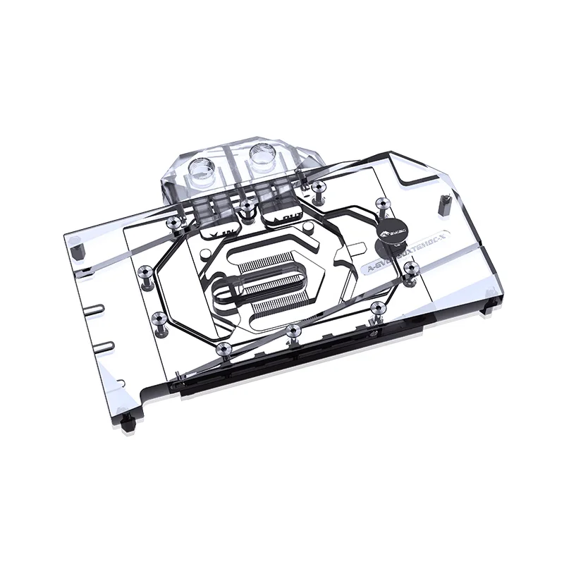 Bykski GPU Water Block Serve For Gigabyte Radeon RX 6600XT GAMING OC 8G Graphics Card Cooler,A-GV6600XTGMOC-X