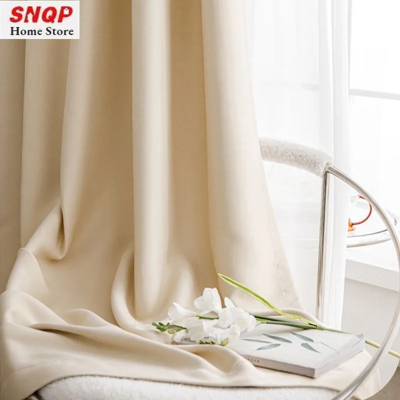 

Custom Size！！Modern Solid Color High Precision Sunscreen Nature Vertically Curtains for Living Dining Room Bedroom Decor Window
