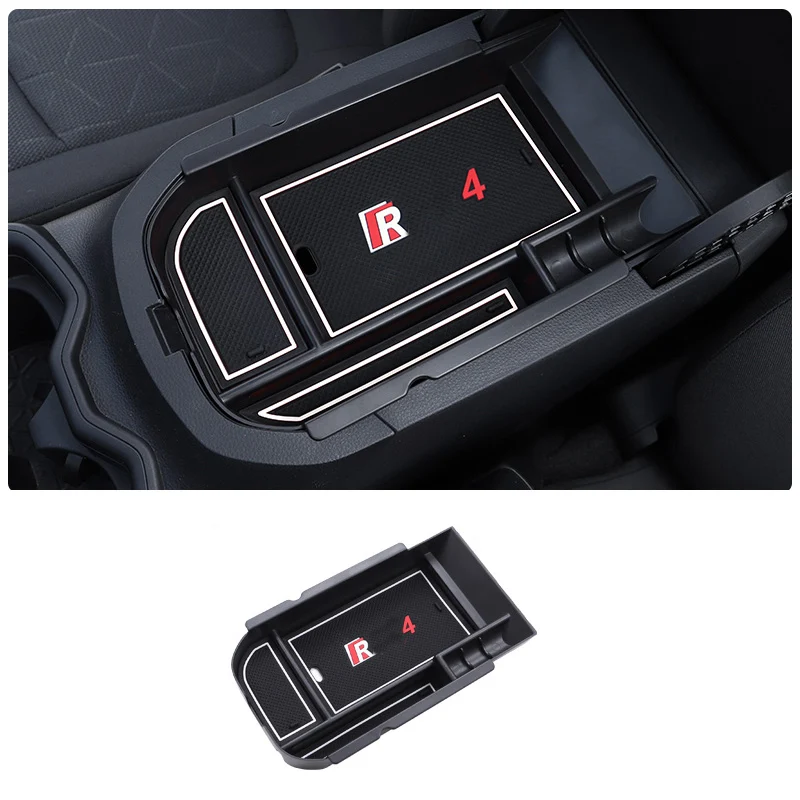 For 2023-2024 Toyota RAV4 armrest layered box storage box storage protection to prevent shaking ABS material